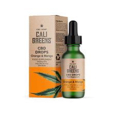 Load image into Gallery viewer, Cali Greens CBD Oral Drops (Orange &amp; Mango) 30ml -1500mg / 3000mg