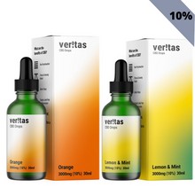 Load image into Gallery viewer, Veritas CBD Oil | 3000mg | 10% | 30ml  Full Spectrum CBD Oral Drops - The CBD Selection