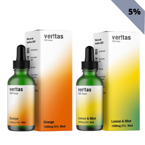 Veritas CBD Oil | 1500mg | 5% | 30ml  Full Spectrum CBD Oral Drops - The CBD Selection