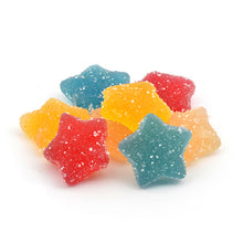 Load image into Gallery viewer, 750mg CBD Vegan Fizzy Stars Sweets (30 Pieces - 25mg each - The CBD Selection