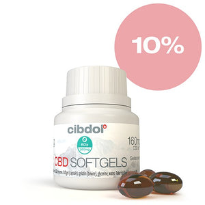 CIBDOL CBD Softgels Capsules 10% - The CBD Selection