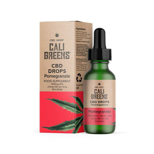 Cali Greens CBD Oral Drops (Pomegranate) 30ml - 1500mg / 3000mg